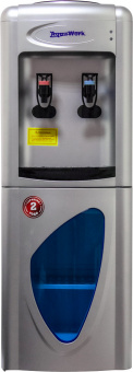 Кулер для воды Aqua Work 0.7-LDR серебро (нагрев и охлаждение )